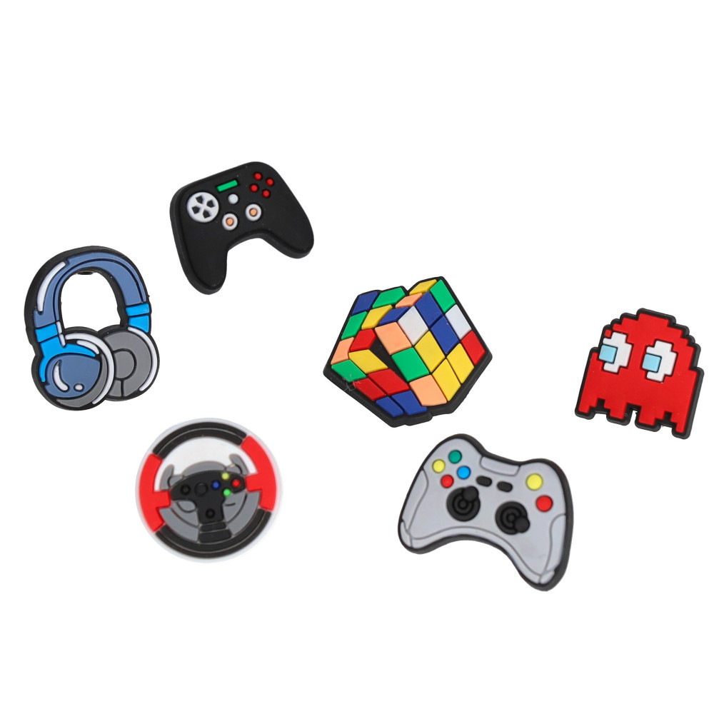 Przypinki gumowe Game 6szt 583614 Starpak